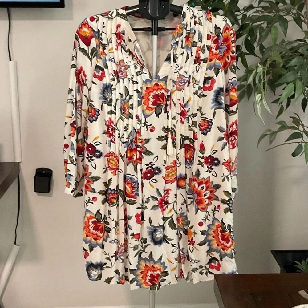 Old Navy Floral High Low Dress - Multicolor